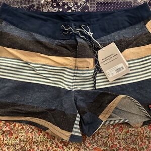 Patagonia women’s Striped Board Shorts